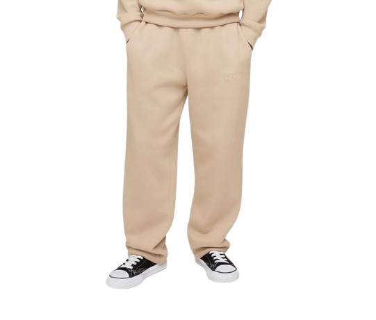 Beige Oversized Sweatpants